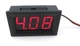 Вольтметр LED 4.5-30В цифровий електронний світлодіодний 1.5 см 0.56 "екран Червоний LED (556321642) Чорний - зображення 2