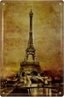 Металлическая табличка "Эйфелева Башня (Франция)" (ms-002346) - изображение 1