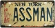 Металлическая табличка "Нью-Йорк" (ms-001145) - изображение 1
