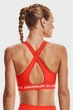 Женский оранжевый топ UA Crossback Mid Bra Under Armour XXL 1361034-296 - изображение 2