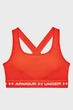 Женский оранжевый топ UA Crossback Mid Bra Under Armour XXL 1361034-296 - изображение 3