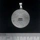 Серебряный кулон Пентаграмма перевернутая (медальон) (00000002831) - изображение 2