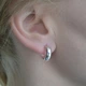 Серьга серебряная, кольцо пиратское (eas-053) (00000002921) - изображение 2