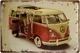 Металлическая табличка "Volkswagen T2" (ms-001802) - изображение 1