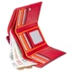 Женский кожаный кошелек Visconti BORA rb43 red m - изображение 7