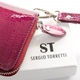 Большой женский кошелек лаковая кожа Sergio Torretti PR-200304-33004 фиолетовый - изображение 2