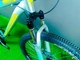 Велосипед AL 26" Formula MOTION AM DD рама-16" серебристо-зеленый с бирюзовым 2021 - изображение 5