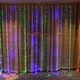 Гирлянда штора водопад Max 2*2 метра занавес дождь 240LED + коннектор Multicolor - изображение 5