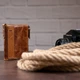 Портмоне мужское кожаное для карточек Vintage leather-14684 Коричневое - изображение 9