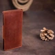 Портмоне из винтажной кожи Shvigel 16167 Коричневый - изображение 6