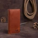 Кошелек кожаный Shvigel 16199 Рыжий - изображение 9