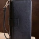 Кошелек мужской кожаный для карточек мужской ST Leather Accessories 18453 Черное - изображение 7