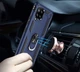 Чехол Shield для Samsung Galaxy M32 / M325 бампер противоударный с подставкой кольцом Dark-Blue - изображение 2