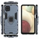 Чехол Iron Ring для Samsung Galaxy A12 2021 / A125 бампер противоударный с подставкой Dark-Blue - изображение 5