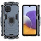 Чехол Iron Ring для Samsung Galaxy M32 / M325 бампер противоударный с подставкой Dark-Blue - изображение 6