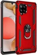 Чехол Shield для Samsung Galaxy M32 / M325 бампер противоударный с подставкой кольцом Red - изображение 6