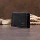 Портмоне кожаное Grande Pelle leather-11297 Черное - изображение 6