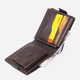 Портмоне кожаное Grande Pelle leather-11321 Коричневое - изображение 3