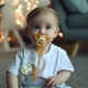Цепочка для пустышки Baboo Flora 0+ месяцев Желтая (5057778073076) - изображение 6