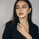 Золота каблучка з діамантом yz06429 Діамант, 17,5 размер - изображение 4