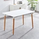 Стол обеденный Везувий MDF 100х70 см белый - изображение 2