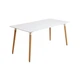 Стол обеденный Везувий MDF 100х70 см белый - изображение 5