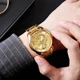 Skmei 9193 золотистые мужские классические часы - изображение 5