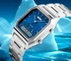Мужские часы Skmei Tango 1220 Серебристые с синим циферблатом - изображение 3