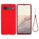 Защитный чехол Deexe Silicone Case для Google Pixel 6 - Red - изображение 1