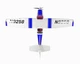 Самолет TOP-RC Cessna 182 RTF 1410 мм 4CH (синий) с симулятором - изображение 4