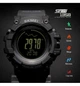 Мужские часы Skmei Processor 1358 с шагомером и барометром Черные - изображение 9