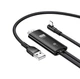 Кабель (перехідник) Usams US-SJ442 U53 USB - Lightning - HDMI 2 м Чорний (SJ442HD01) - зображення 1