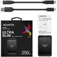 SSD накопитель ADATA SC685 250 GB Black (ASC685-250GU32G2-CBK) - изображение 5