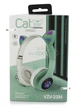 Беспроводные детские Bluetooth наушники с кошачьими ушками и цветной подсветкой Cat VZV-23M (Зеленые) - изображение 3
