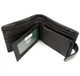 Мужской кожаный кошелек для документов MD Leather MD-22-208 (JZ6723) черный - изображение 4