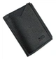 Компактный мужской кошелек из натуральной кожи MD Leather MD-610-A (JZ6717) черный - изображение 11