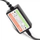 Адаптер Lesko 12V-5V прямий MicroUSB зарядка для смартфона навігатора універсальна для внутрішнього монтажу - зображення 11
