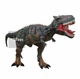 Большой динозавр Bino Карнотавр Carnotaurus резиновый детализированный со звуковыми эффектами 29*62*14,5 см - изображение 5