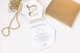 Золоте весілля запрошення "Геометрія Deluxe", WP Wedding Pro, 1шт - зображення 3