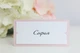 Картки для гостей "Стиль", WP Wedding Pro, Пудра, 1шт - зображення 2