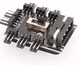 Перехідник MOLEX на 8 кулерів розгалужувач молекс 3 pin hub кулер fan кулер (533518644) Чорний - зображення 2
