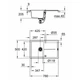 Кухонне миття Grohe K400 Sink 50 780x500, чорний гранiт (31639AP0) - зображення 14