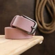 Женский кожаный ремень 3х124 см Vintage Розовый 000168450 - изображение 8