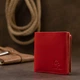 Кожаное портмоне женское GRANDE PELLE 9,5х10х2 см (acs0018783) - изображение 7