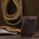 Кожаный необычный картхолдер GRANDE PELLE 11534 Коричневый - изображение 7