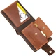 Кожаное мужское портмоне GRANDE PELLE 11,5х9х1 см (acs0018622) - изображение 3