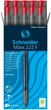 Набір маркерів перманентних Schneider Maxx 222 F 0.7 мм Червоний 10 шт. (S112202) - зображення 1
