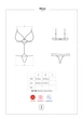 Еротичне боді Obsessive 6385-33-6385 XL (48-50) - зображення 4