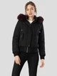 Куртка демисезонная короткая с капюшоном женская Colin's CL1035279BLK XS Черная - изображение 3