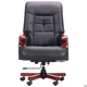 Кресло руководителя Arthur Black 1250+80*750*820 Дерево/Кожа комбинированная, цвет орех/черный AMF - зображення 6